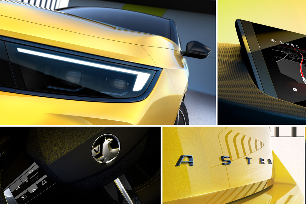 Vauxhall gives first glimpse of All-New Electrified Astra